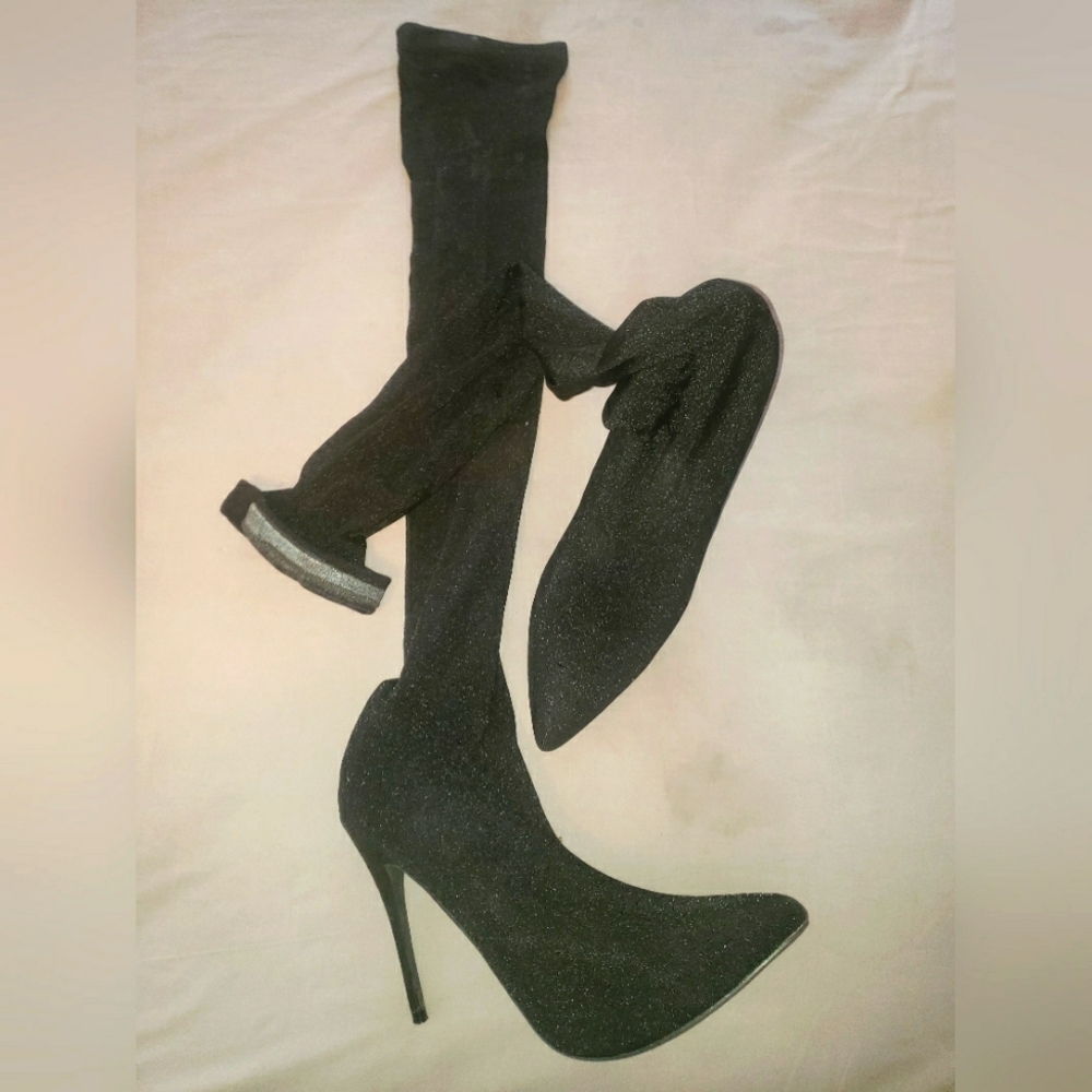 Boudoir Thigh High Stocking Heels